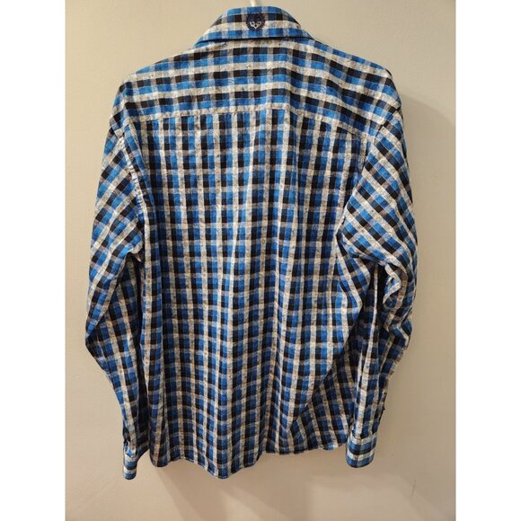 Au Noir Long Sleeves Men Shirt Size 6 Pre-Owned - Picture 5 of 10